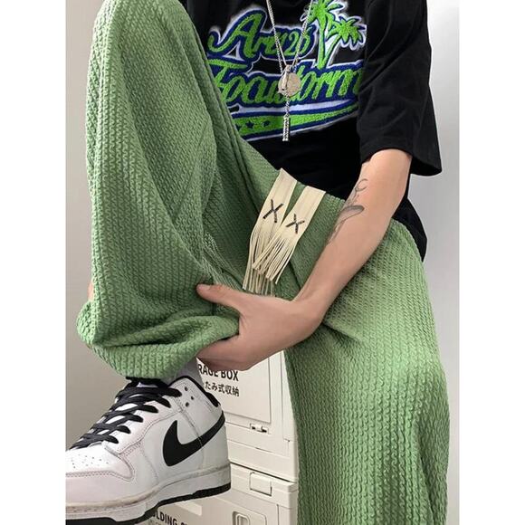 DopeChique Pleated Men Wide Leg Pants - M - Picture 4 of 5